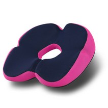 베네폼 바른자세 고밀도 메모리폼 방석, 1개, 핫핑크