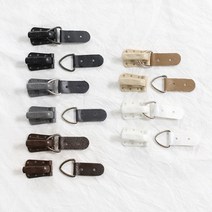 자투리 2쌍캐스카 밍크걸고리 밍크단추 택1, 2쌍캐스카 밍크걸고리 밍크단추 블랙