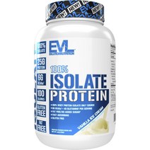 EVLUTIONNUTRITION 아이솔레이트 프로틴 바닐라 아이스 크림 맛, 726g, 1개, 726g