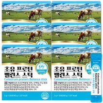 본트비 초유 프로틴 밸런스 스틱 30p, 2g, 6세트