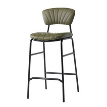 블랑누보 키높이 스탠드바 바텐 높은 의자 아일랜드 홈바, 카키