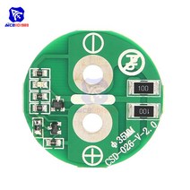 슈퍼 캐패시터 콘덴서 2.7V 500F 슈퍼 패러드 커패시터 직경 3.5mm 밸런스 보드 보호, 한개옵션0