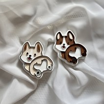 다다룸 웰시코기 강아지석고방향제 향기 차량용 자석용 선물 퇴사 기업 돌 답례품 반려견, 베이지웰시코기, 긴차량용, 다우니프레쉬