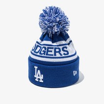[뉴에라 키즈] 13356123 MLB 리그 폼폼 LA 다저스 비니 다크 블루 아동모자 아동비니 겨울모자
