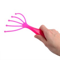 오발 두피 지압 맛사지기 머리 안마기 3개 두피브러쉬