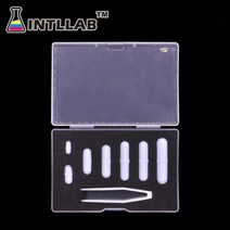 [무료배송]INTLLAB 혼합 크기 교반 막대 PTFE 자석 교반기 믹서 교반 막대 7pc, 03 TYPE-B SET