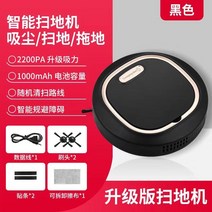 인공지능 로봇 청소기 흡입 물걸레 가성비 저렴한, 블랙 + 흡입 + 걸레질