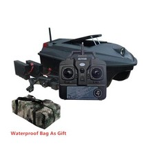 RC보트-고속 대형 지능형 전기 무선 제어 낚시 보트 방수 이중 선체 자동 미끼 보트, 하얀색