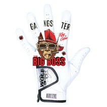 블랙레벨 시크릿터치W.빅보스 양피 왼손 디자인 골프장갑