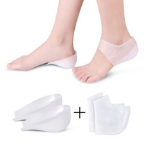 양말속 실리콘 키높이깔창 뒤꿈치패드 발쿠션, 3cm+뒤꿈치패드