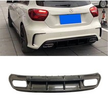 리얼 카본 파이버 범퍼 프론트 립 리어 디퓨저 사이드 스커트 윈드 벤츠 w176 a250 a260 a45