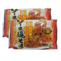 멘노스나오시 카리노재팬 소스야끼소바 생면 2인분 320g, 8개