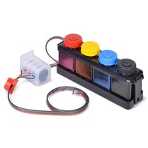 원더잉크 HP 61 61XL 무한리필잉크 공급기 DIY 확장형 500ml HP 데스크젯 1510 2540 1050 2050 3050, 혼합 색상, 1개