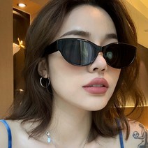 작은 프레임 고양이 눈 선글라스 여성 한국 힙합 선글라스 스타 선글라스 프레임 남성 스타일