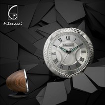 피보나치 차량용 시계, FB02, 다크 그레이, 유