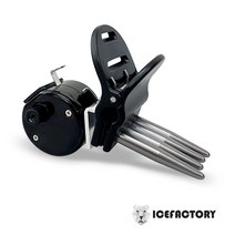 털보낚시 아이스팩토리 ICE 20 카운터 빙어털이 블랙 메탈