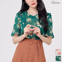 로엠 빅플라워 블라우스_RMBL937R21