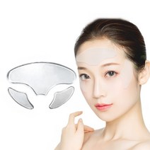 미간주름 팔자주름패치 실리콘 안티 링클 뺨 스티커 재사용 가능한 에이징 투명 주름 제거 스트립 페이스 리프팅 강력한 페이셜 패치 3 개, [01] 3Pcs