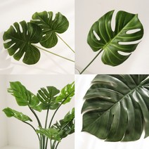 마쉬매리골드 조화 나무 몬스테라 인조나무가지, 68cm 몬스테라나무(FMNA2614008)