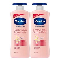 유니레버 바세린 인텐시브 케어 헬씨 핸드 앤 스트롱거 네일 로션 600ml, 2개