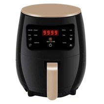 컨벡션 오븐 가정용 베이커리 1400w 4 5l 스마트 에어 프라이어 전기 오일리스 쿠커 lcd 화면 조작 패널홈 대용량 다기능 건강 프라이, 검은색, 유럽 ​​연합