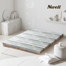 느웰 천연라텍스 토퍼 매트리스 클래식 5cm/K