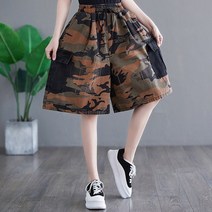 이노뱅크 허리밴딩 와이드 반바지 치마바지 INO315A