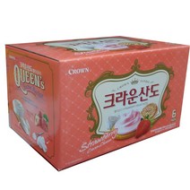 크라운 산도 딸기크림맛966g(161g X 6입), 6개입, 161g