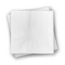 [진양제지] 칵테일 무지 냅킨(브라운/화이트), 화이트 1600매, 1개, 1600매