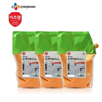 CJ 이츠웰 맛있는 로제떡볶이소스 2kg x 3개
