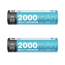 나비 18650 리튬이온 충전 배터리, 6개, 1개입