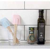 베이커리용 실리콘 미니 스파츌라 주방도구 조리기구 가벼운 주걱, 1개, 핑크