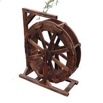 연못 물레방아 공원 인공 폭포 실외 인테리어 장식, 물레방아 - 50cm