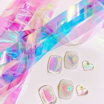 [퍼니네일] 오로라 유리네일필름 11종 얼음네일 유리조각 네일필름 호일필름, 유리네일필름 - 11