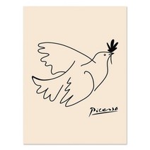헨리 마티스 피카소 포 프린트 플라워 마켓 월 아트 추상 캔버스 회화 북 그림 거실 홈 데코, 60X80cm No Frame, Picture 9