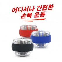 오토스타트 파워 자이로 스핀볼 운동 기구 케이스 전완근 홈트 손목 셀프요가 진동 팔목, 단품