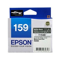 엡손 A3잉크 T159890 No.159 매트블랙 469762 - 잉크젯 프린터 복사기 리필잉크, 단품, 단품