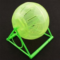 햄스터대학 아크릴케이지 하우스 놀이터 은신처 1pc 10cm gerbil 조깅 피트니스 볼 장난감 공 애완 동물 미니 스포츠 러너 러닝 휠 풍차, 초록