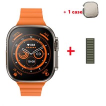 ZD8 울트라 맥스 스마트 워치 시리즈 8 49mm 티타늄 합금 바디 2.0 quot 망막 스크린 BT 전화 NFC ECG IP68 방수, GPS, 30cm, Q, ZD8 ultra max