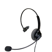 KJ-377 콜센터 TM용 IP폰/모임스톤/스마트폰 헤드셋, 3.5파이PC코드 IP335/355/375 등