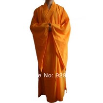 남여공용 불교abbot 승려 robegown 무술 누워 유니폼 명상 haiqing 노란색