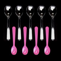아이스크림스푼 12cm 벌크개별포장 (500개), 없음, 개별 투명