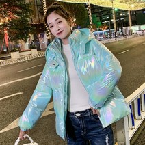 학생 숏패딩 잠바 벨벳 덕다운 후드 여학생 구스다운 빵빵 남학생