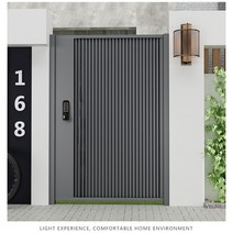 주문 현대 단철 정원 알루미늄 예술 옥외 정원 철 문 스테인리스 담 문 견적문의, 평방 미터당 스타일 15