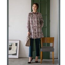 이헌영 이헌영 엄마옷 나뭇잎패턴 롱셔츠겸 사파리/20A05004B0