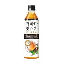 칠성 건강차 갈증해소 더하다헛개차 식이섬유 음료 500ML 12개, 22세트