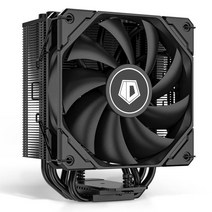 ID쿨ING SE224XTS 블랙 C 쿨러 4 히트파이프 에어 인텔 LGA1700115X1200용 120mm PWM 팬 팬; AMD AM4AM5, SE-224-XTS 블랙