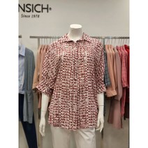 안지크 반트임 카라 루즈핏 인견 블라우스 DE2BL5570