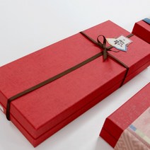천운패키지 선물박스 (화과자 레드박스 10구) 1개 305x125xh47, 단품