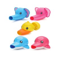 +[플렉스온]+연장수도꼭지 욕실 유아 어린이 스스로 화장실 아동 용품[FLEXON], 오리노랑